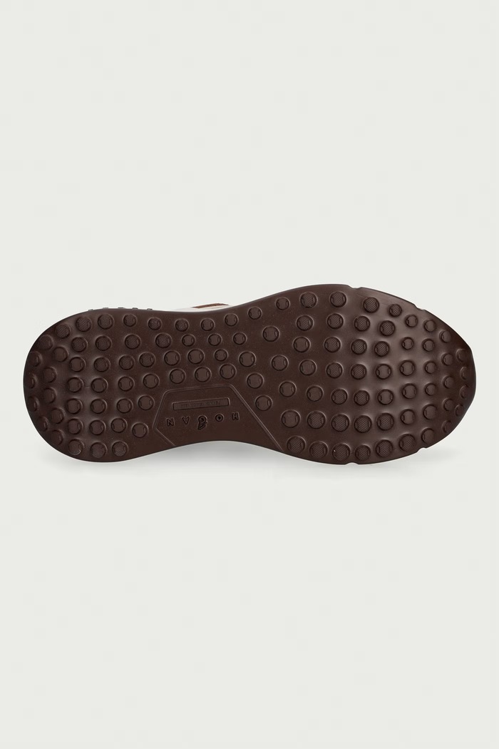 H669 Allacciato H sneakers pánske semišové Hogan hnedá HXW6690FR30U5W0UUM