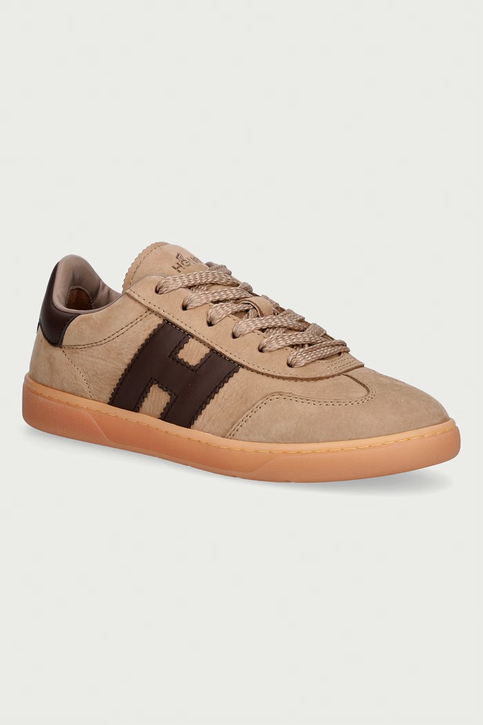 Hogan Hogan Cool Allacciato H sneakers nubukové béžová HXW6470FB6TUIE0CP4