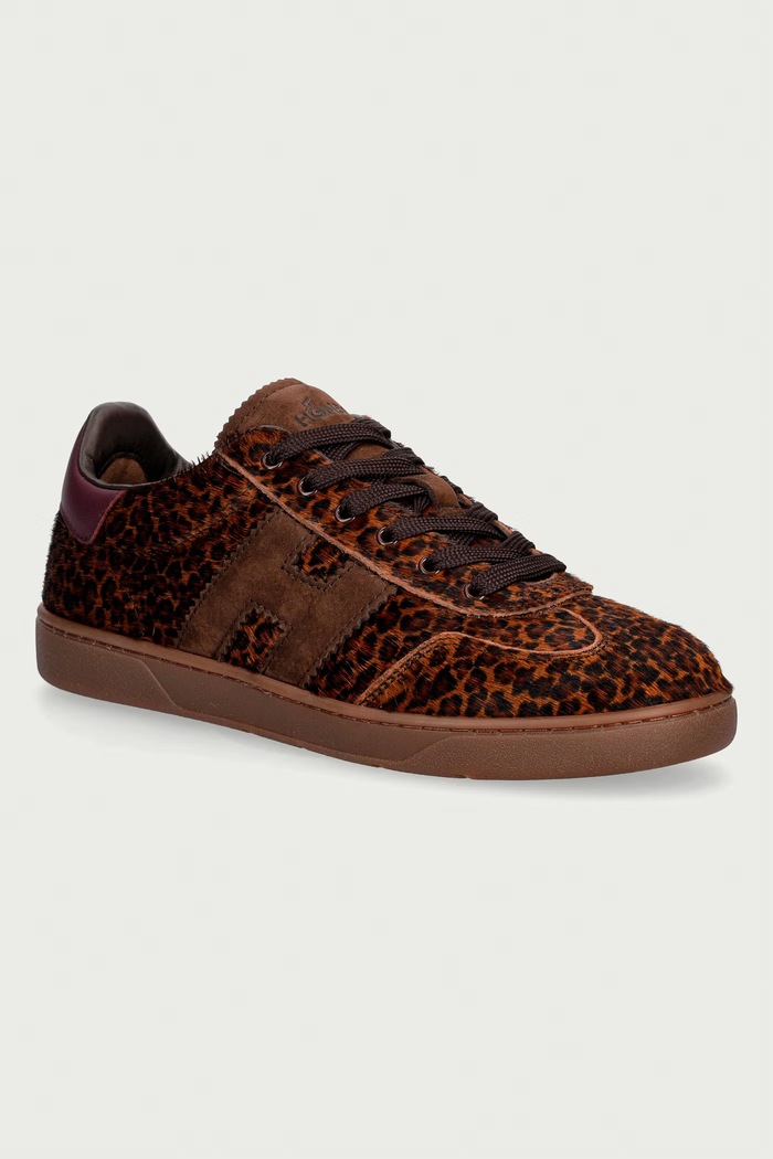 Hogan Hogan Cool Allacciato H sneakers dámske kožené hnedá HXW6470FB6CVHP0R1Z