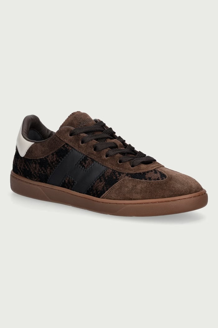 Hogan Hogan Cool Allacciato H sneakers dámske semišové hnedá HXW6470FB6BVI50R2F