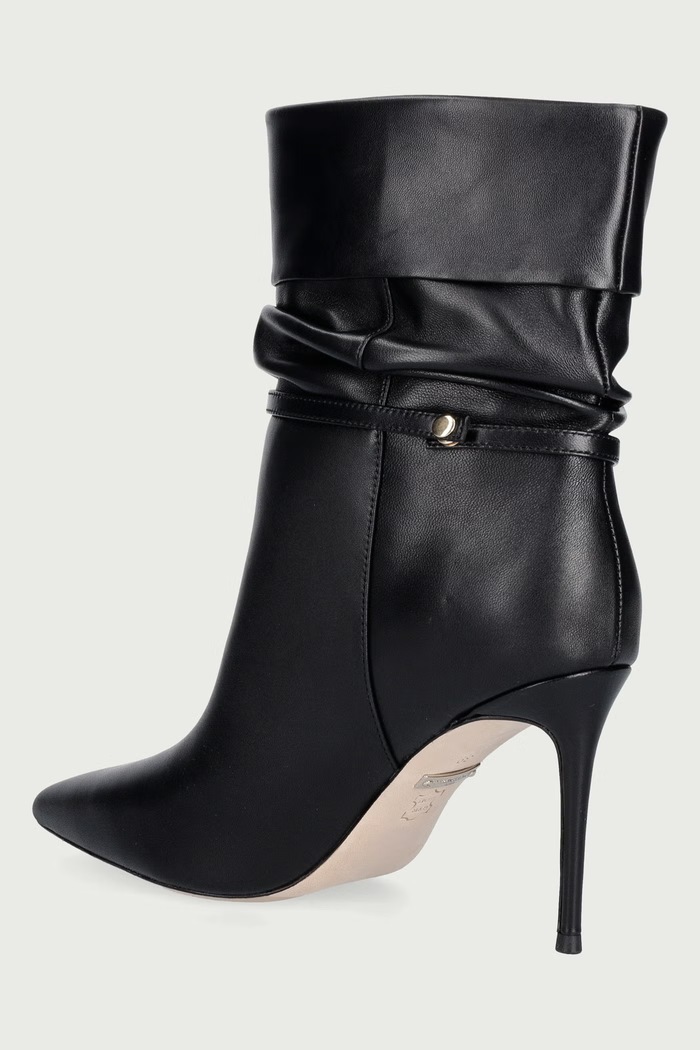 Παπούτσια Marciano by Guess Μποτάκια Γυναικεία δερμάτινα G6BZ29.L0228.JBLK μαύρο