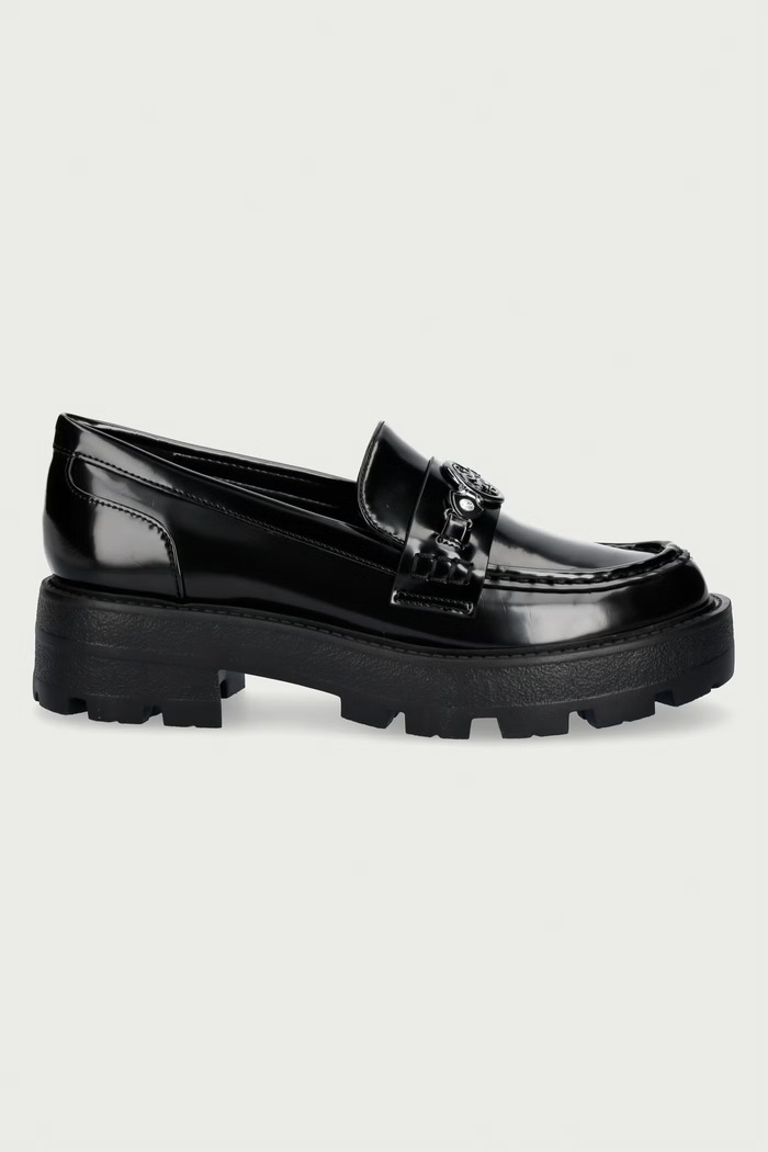 Guess Mokasinke za žene YAAKO FLFYAA.ELE14.BLACK crna AW26