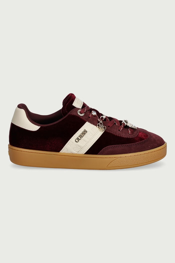 Guess NAOKI2 sneakers dámske FLFN2A.FAB12.RED burgundské AW26