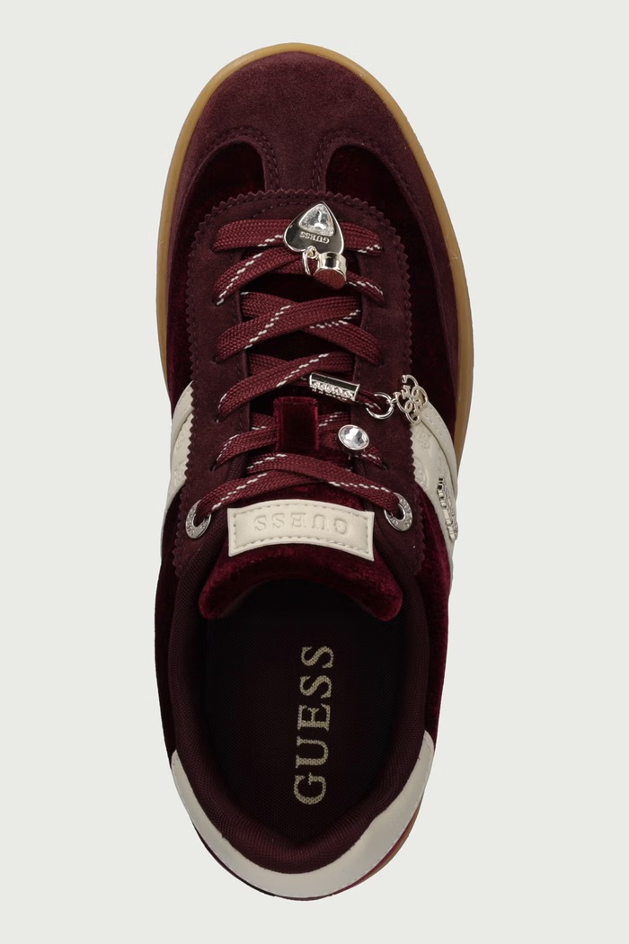 NAOKI2 sneakers dámske Guess FLFN2A.FAB12.RED burgundské