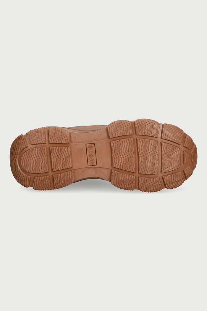 MICOLA3 sneakers dámske semišové Guess hnedá FLFMI3.SUE12.TAN