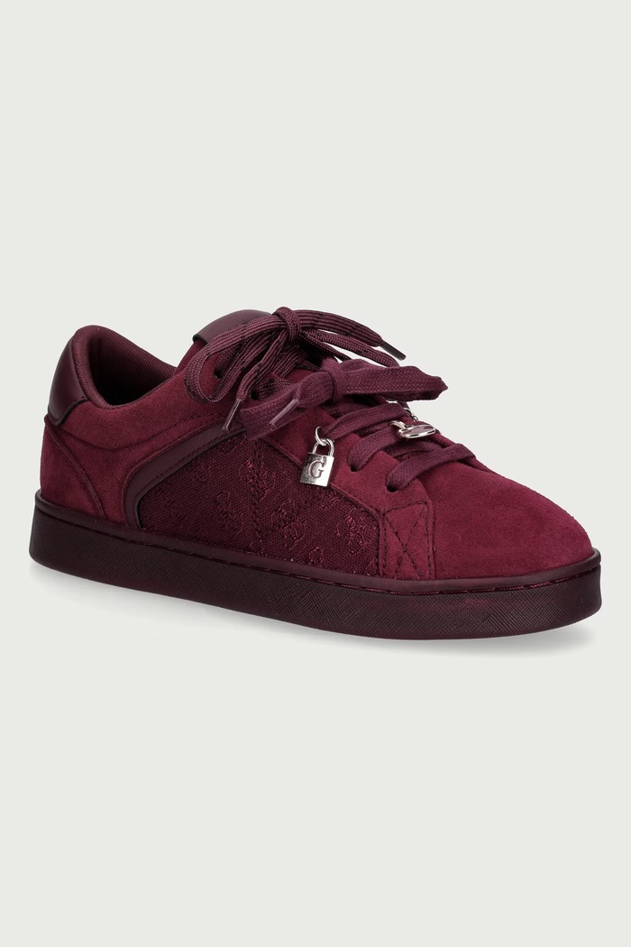 Guess JARDIN sneakersy damskie bordowy FLFJAR.FAL12.WINE