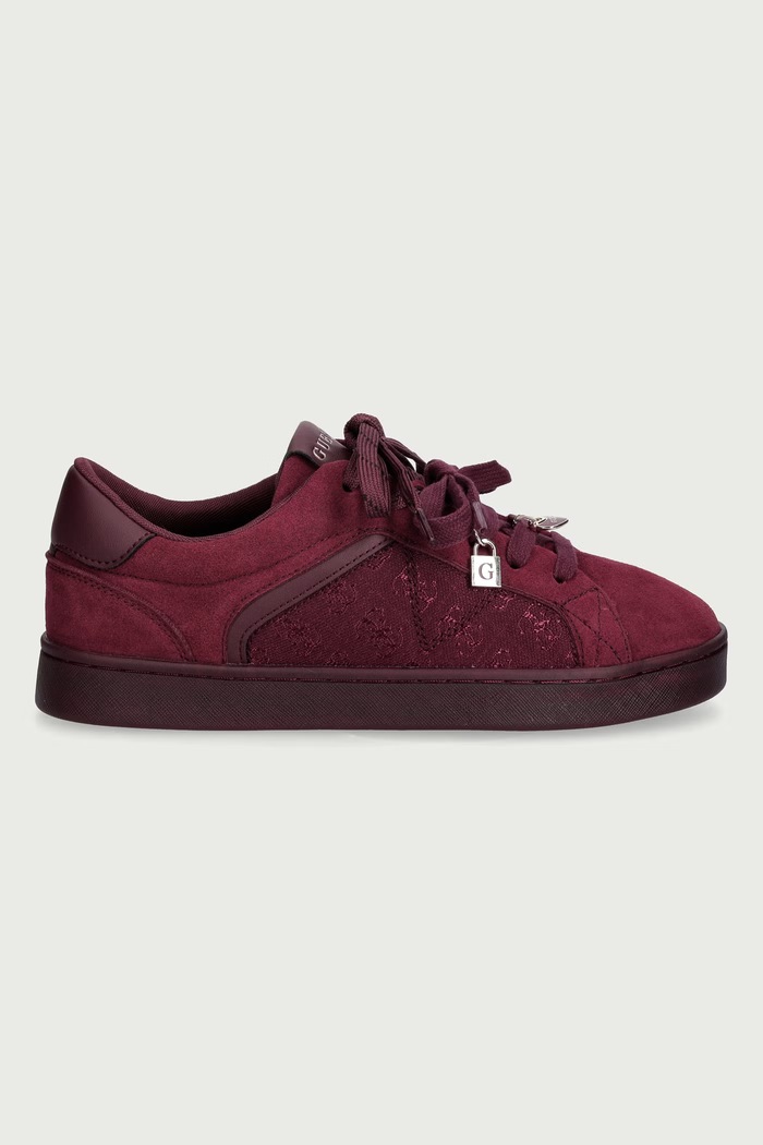 Guess JARDIN sneakersy damskie FLFJAR.FAL12.WINE bordowy AW26