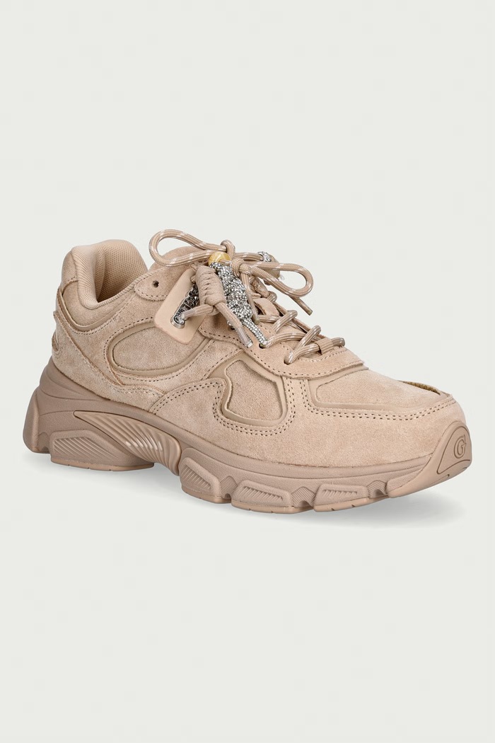 Guess IRRINA кроссовки для женщин замшевые бежевый FLFIRR.SUE12.NATU