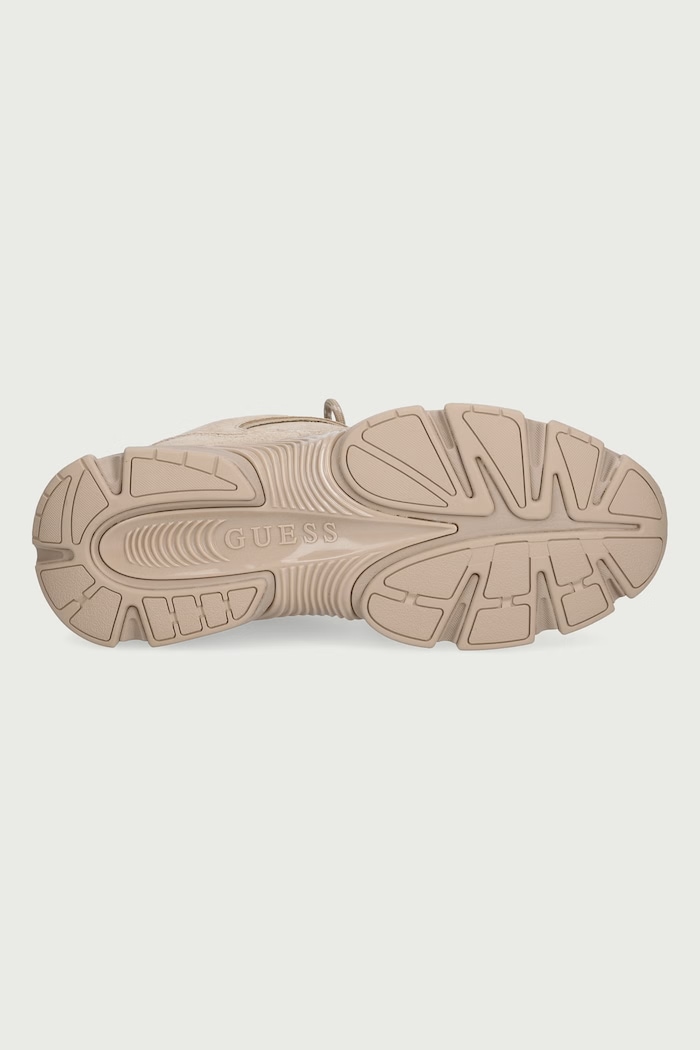 IRRINA sneakers dámske semišové Guess béžová FLFIRR.SUE12.NATU