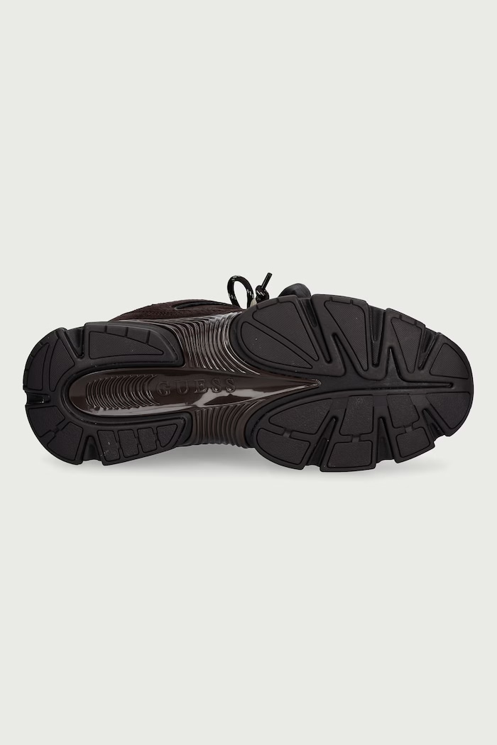 IRRINA sneakers dámske semišové Guess hnedá FLFIRR.SUE12.BROBR