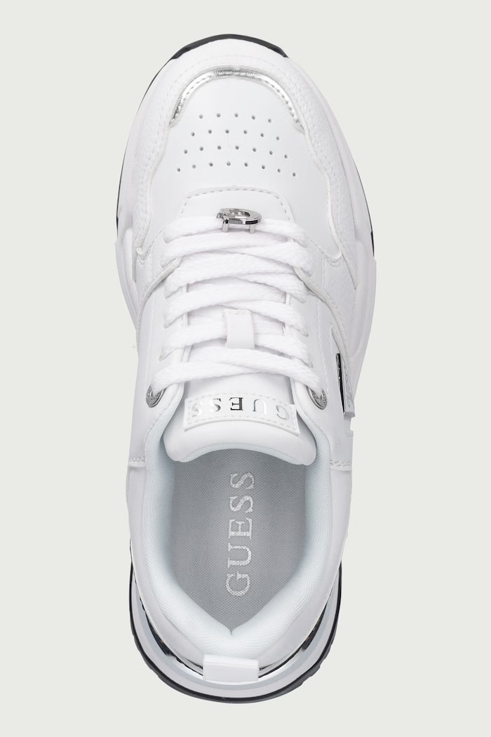 HELADA sneakersy damskie Guess FLFHEL.ELE12.WHITE biały