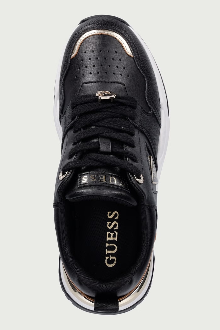 HELADA sneakersy Guess FLFHEL.ELE12.BLACK czarny