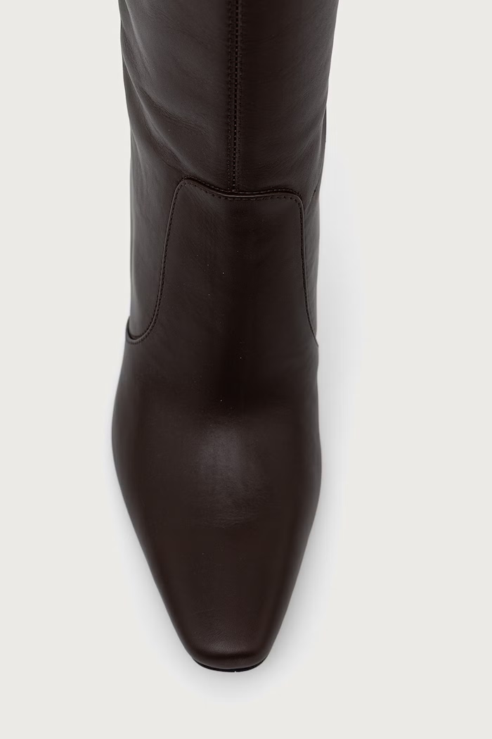Čižmy dámske kožené HARTLIN Guess FLFHAR.LEA11.BROWN hnedá