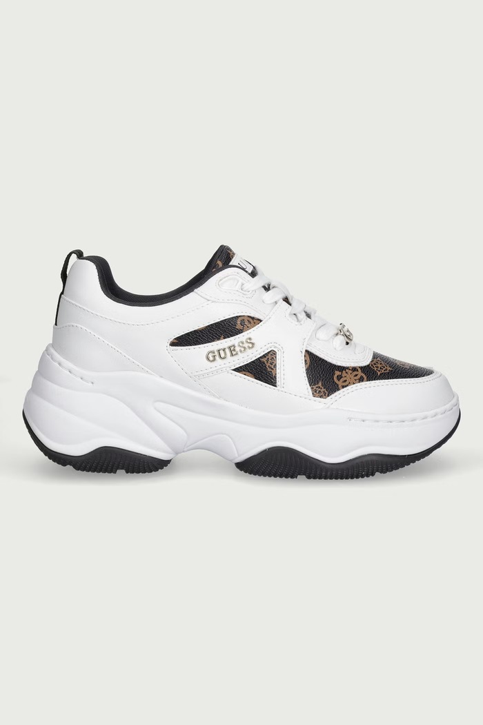 Guess HACHA sneakers boty dámské FLFHAC.FAL12.BROWN bílá AW26