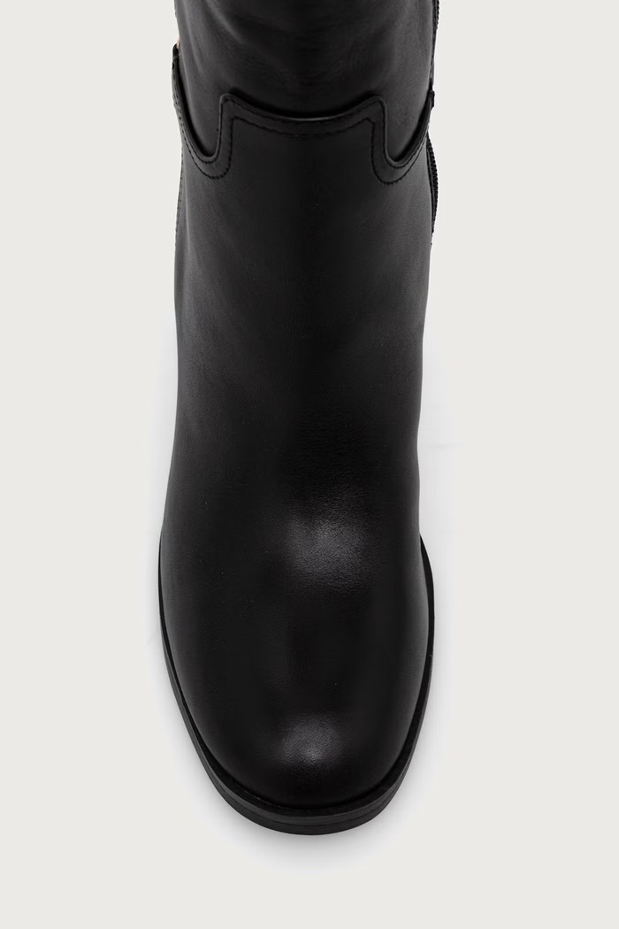 Čižmy dámske kožené GRENDI Guess FLFGRI.LEA11.BLACK čierna