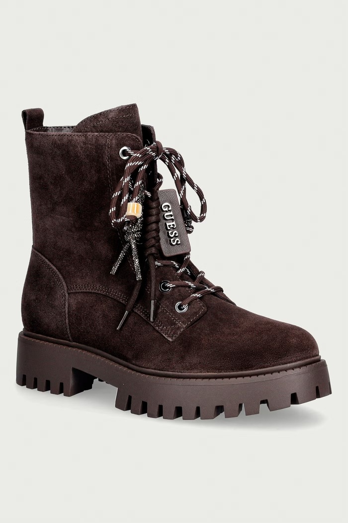 Guess воркери на платформі жіночі замшеві FIZZLE коричневий FLFFIZ.SUE10.BROWN