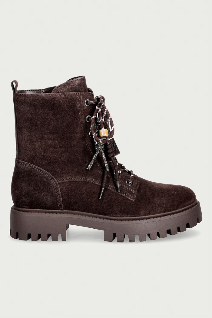 Guess воркери на платформі жіночі замшеві FIZZLE FLFFIZ.SUE10.BROWN коричневий AW26