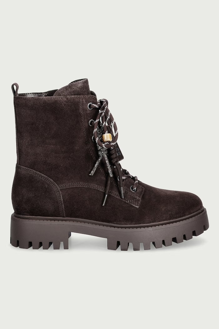 Guess Workery na platforme dámske semišové FIZZLE FLFFIZ.SUE10.BROWN hnedá AW26