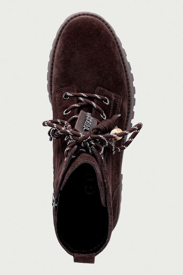 Guess воркери на платформі жіночі замшеві FIZZLE коричневий FLFFIZ.SUE10.BROWN