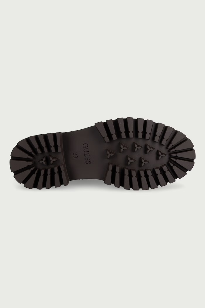 Workery na platforme dámske semišové FIZZLE Guess hnedá FLFFIZ.SUE10.BROWN