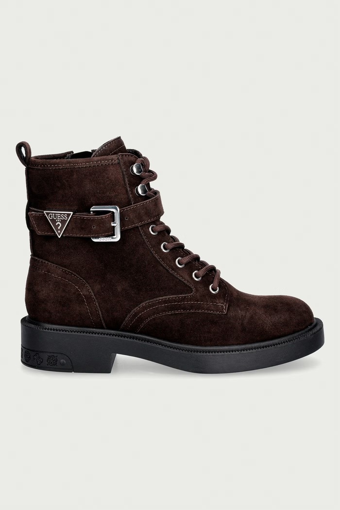 Guess ботильйони жіночі FELLINI3 FLFFE2.LEA10.DBROW коричневий AW26