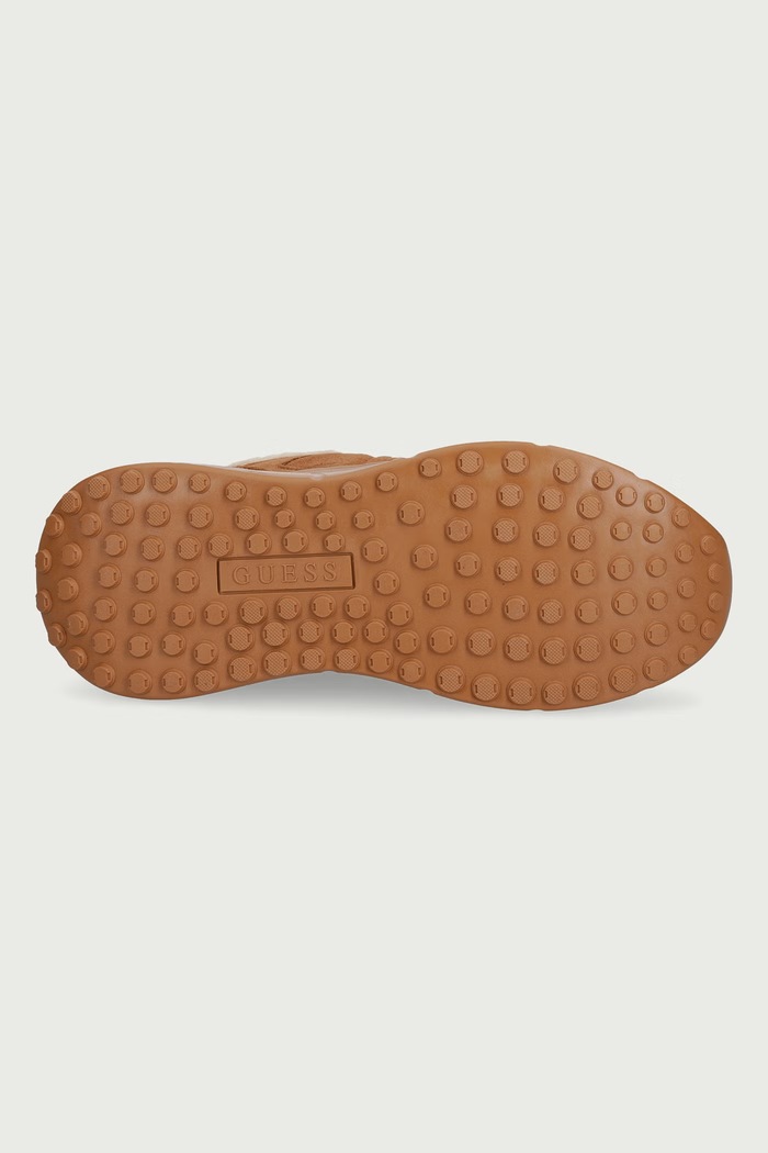 FACTER2 sneakers dámske semišové Guess hnedá FLFFA2.LEA12.TAN