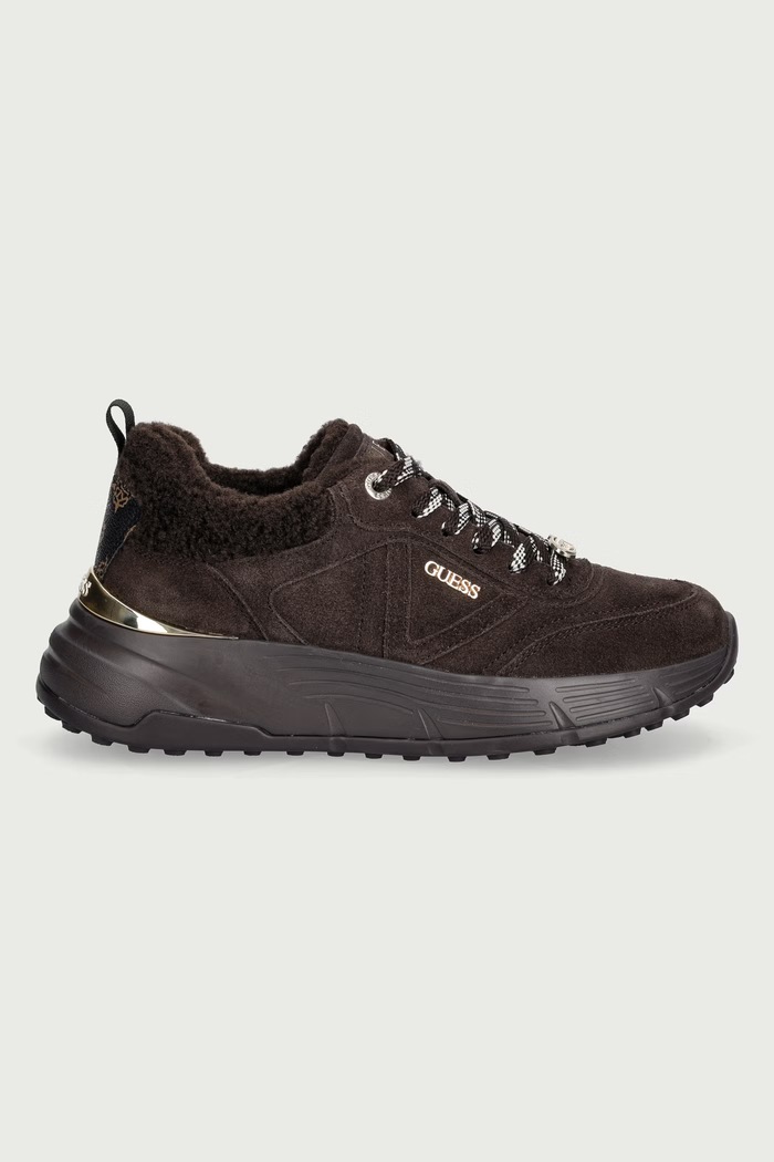 Guess FACTER2 sneakers Γυναικεία FLFFA2.LEA12.BROWN καφέ AW26