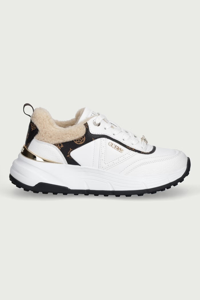 Guess FACTER sneakers dámske FLFFAC.ELE12.WHITE biela AW26