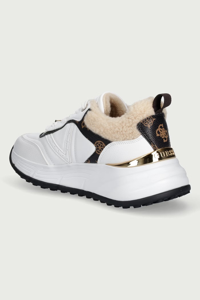 Obuv Guess FACTER sneakers dámske FLFFAC.ELE12.WHITE biela