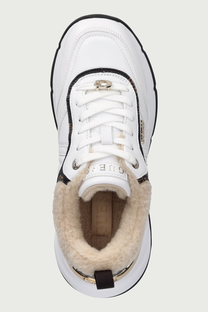 FACTER sneakers dámske Guess FLFFAC.ELE12.WHITE biela