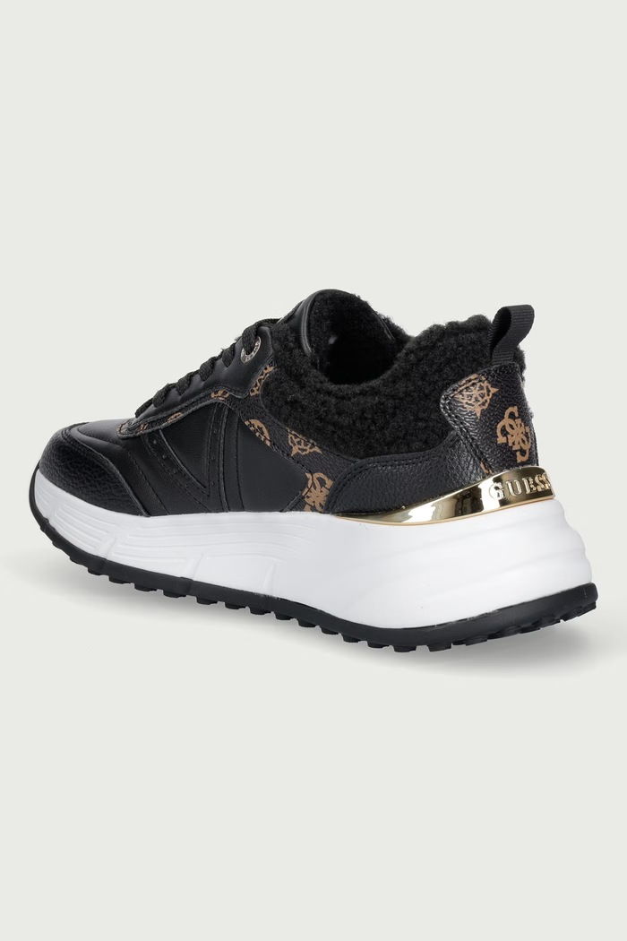 Παπούτσια Guess FACTER sneakers Γυναικεία FLFFAC.ELE12.BLACK μαύρο