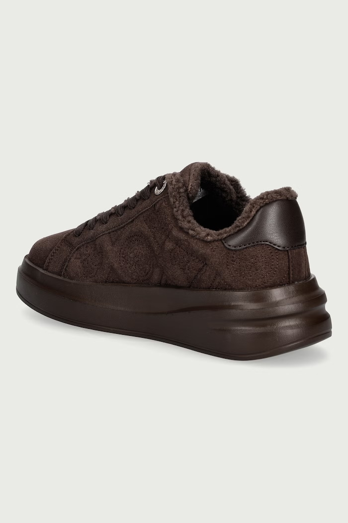 Obuv Guess ESTRELA sneakers dámske FLFEST.ESU12.COFFE hnedá
