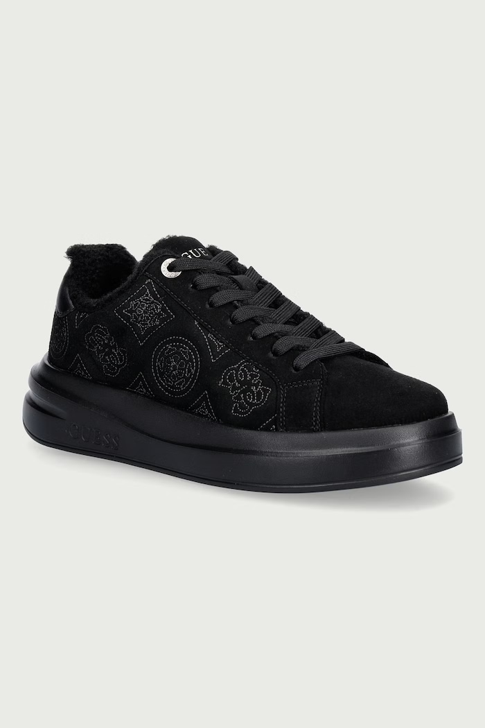 Guess ESTRELA sneakers dámske čierna FLFEST.ESU12.BLACK