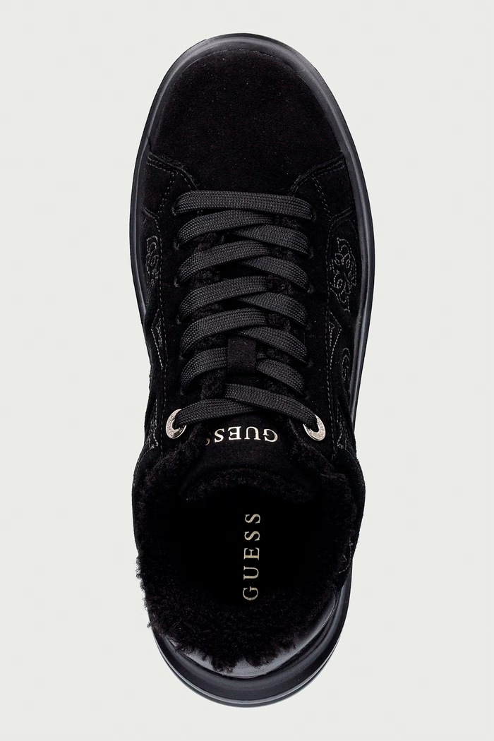 Guess ESTRELA sneakers dámske čierna FLFEST.ESU12.BLACK