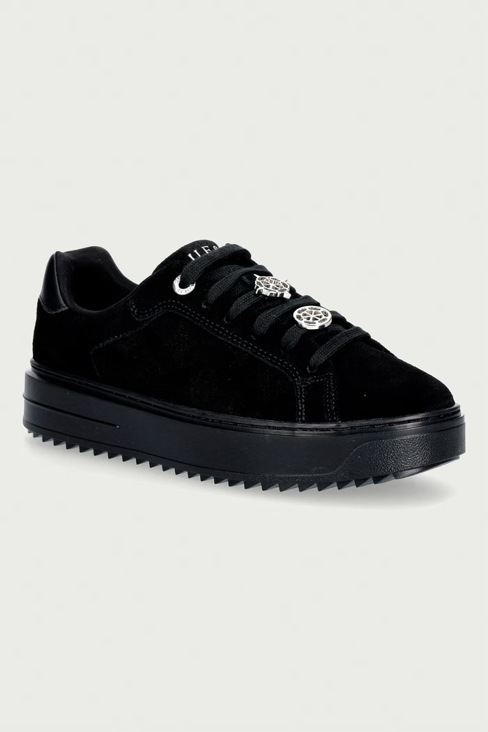 Guess DUENA2 sneakers γυναικεία σουέτ μαύρο FLFDU2.SUE12.BLACK