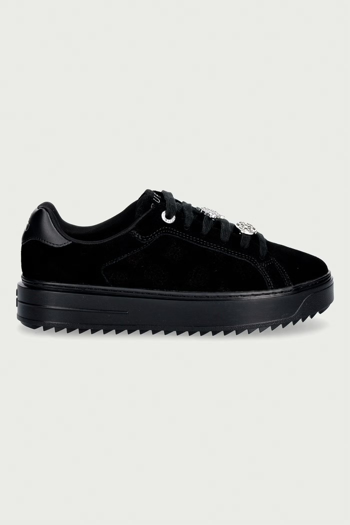 Guess DUENA2 sneakers γυναικεία σουέτ FLFDU2.SUE12.BLACK μαύρο AW26