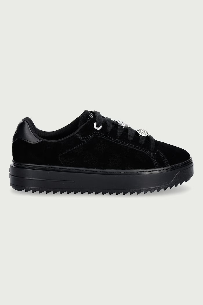 Guess DUENA2 sneakers dámske semišové FLFDU2.SUE12.BLACK čierna AW26