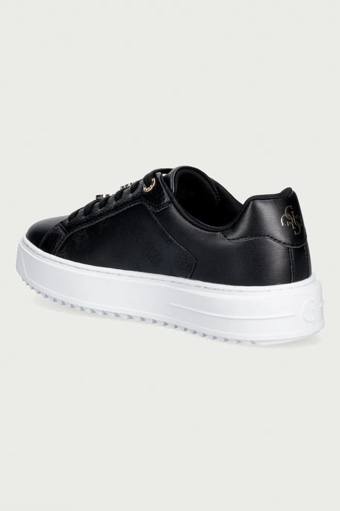Παπούτσια Guess DUENA sneakers Γυναικεία FLFDUE.ELE12.BLACK μαύρο