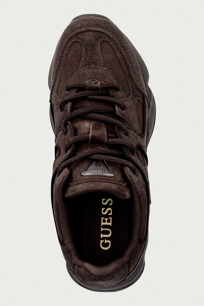CARACOL sneakers Γυναικεία Guess FLFCOL.SUE12.BROWN καφέ