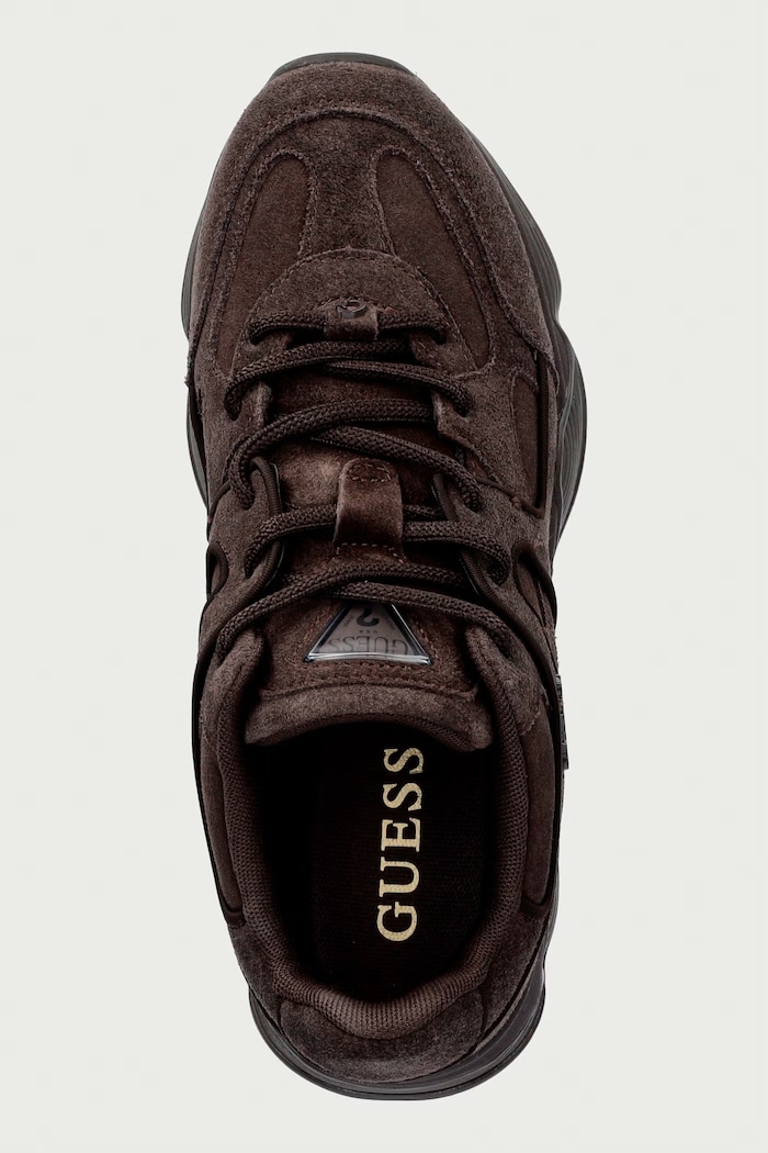 CARACOL sneakers Γυναικεία Guess FLFCOL.SUE12.BROWN καφέ