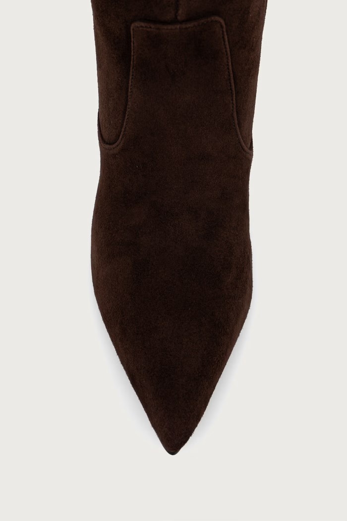 Čižmy dámske nubukové CALITO Guess FLFCLT.SUE11.BROWN hnedá