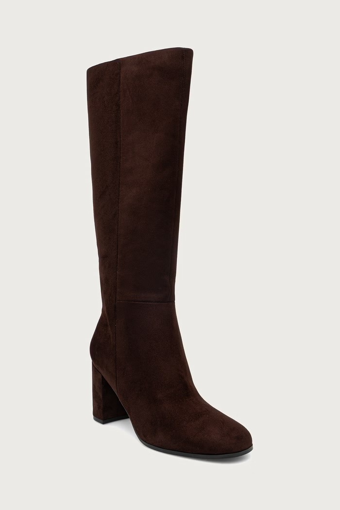 Guess Kozaki damskie BRAXEN brązowy FLFBRN.SUE11.BROWN