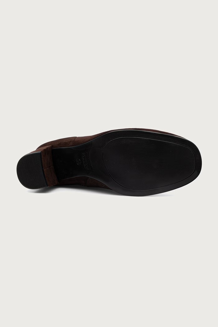 Kozaki damskie BRAXEN Guess brązowy FLFBRN.SUE11.BROWN