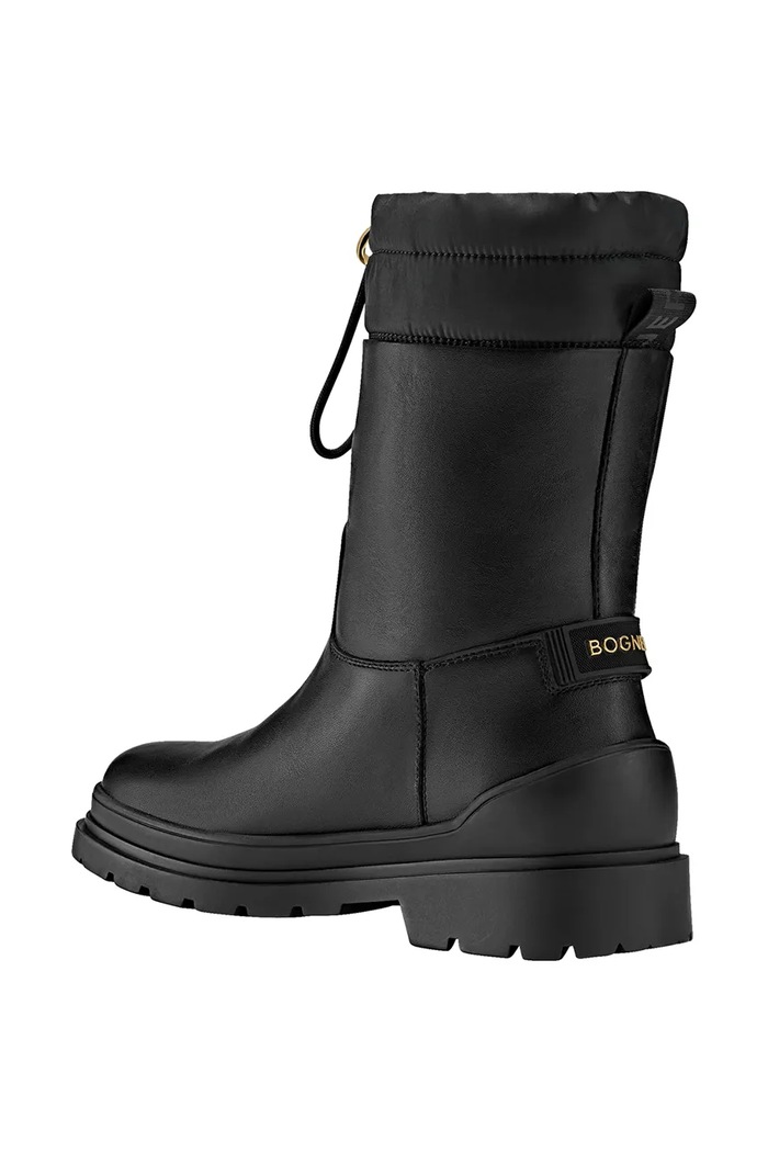 BOGNER Botki damskie skórzane ST.MORITZ 22646533 czarny AW26