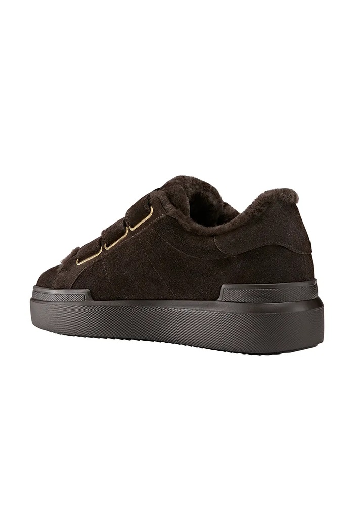 BOGNER HOLLYWOOD sneakersy damskie zamszowe 22640073 brązowy AW26