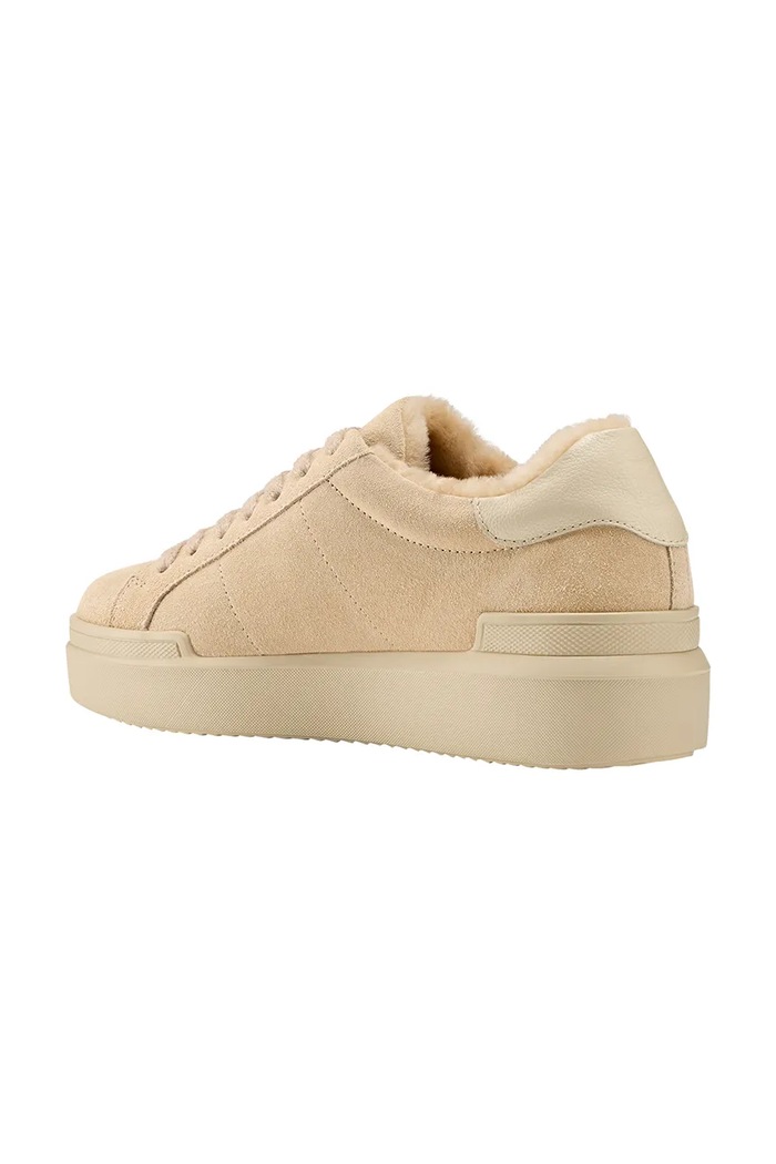 BOGNER HOLLYWOOD sneakersy damskie zamszowe 22640033 beżowy AW26