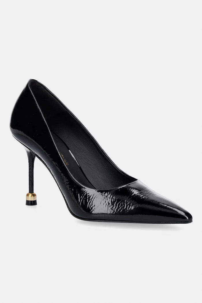 Vanda Novak obuv s ihličkovým opätkom kožená Aleksandra Glossy Black Aleksandra.Glossy.Black čierna AW26