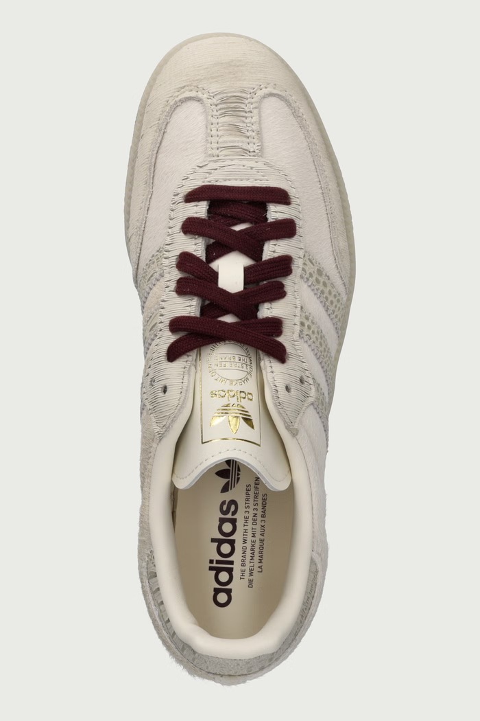 Samba Og sneakersy damskie skórzane adidas Originals KI7234 beżowy
