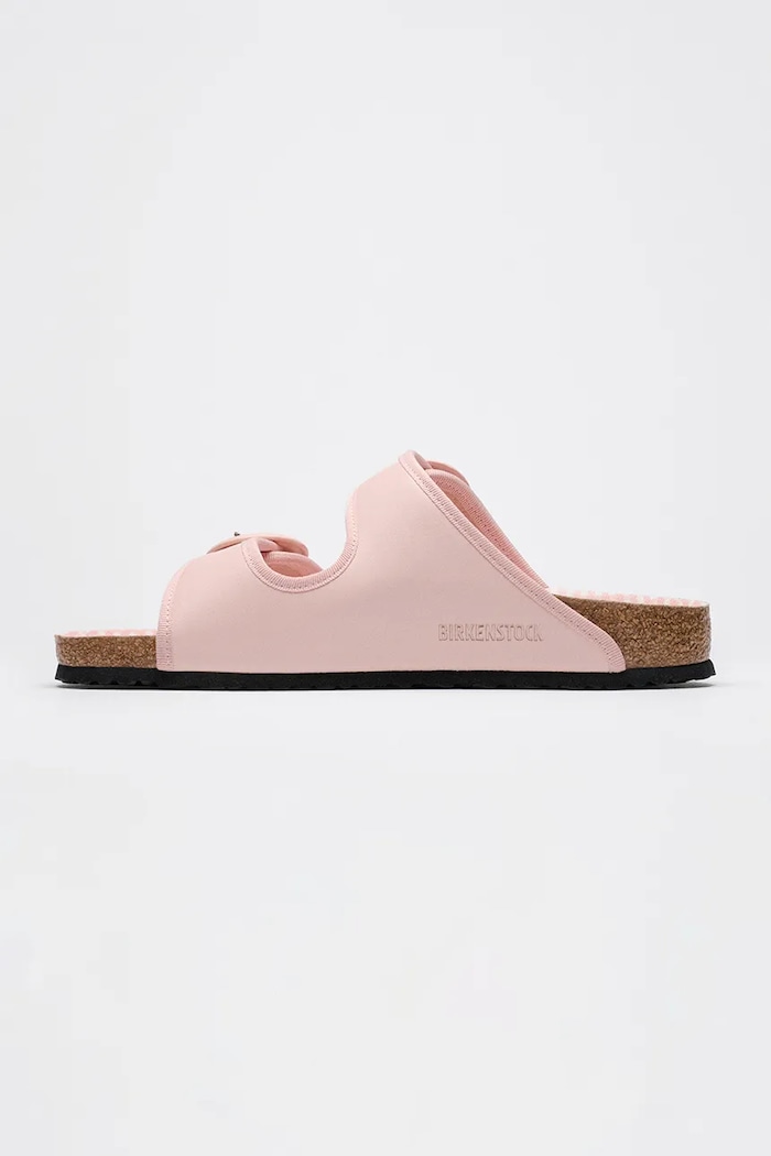 Obuwie Birkenstock 1774 x Repetto Arizona Round Buckle NL klapki na płaskim obcasie damskie skórzane 1033073 różowy