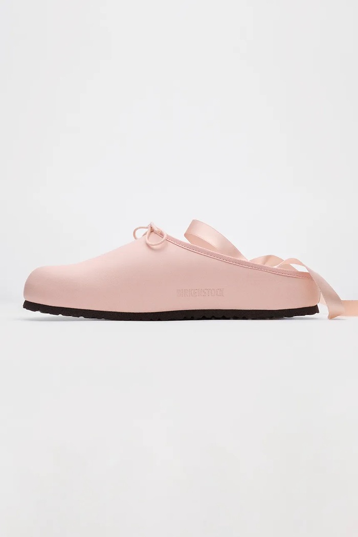 Birkenstock 1774 x Repetto Opera NL klapki mules damskie skórzane różowy 1032364